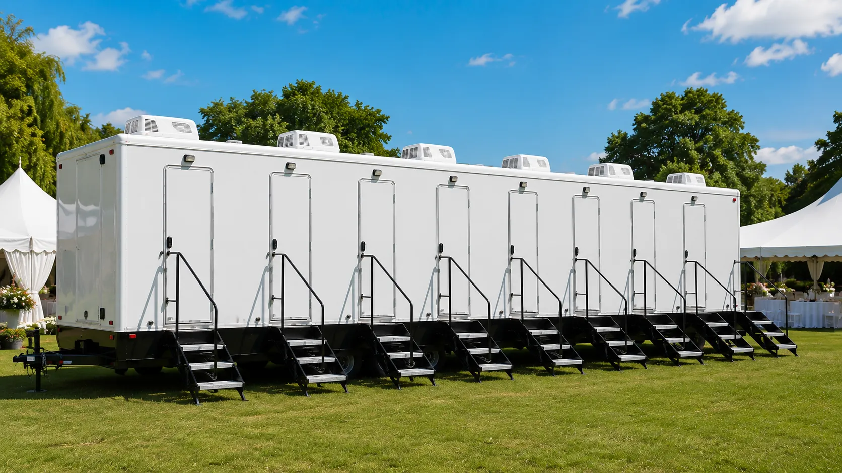 8 Stall Restroom Trailer in Hesperia, CA