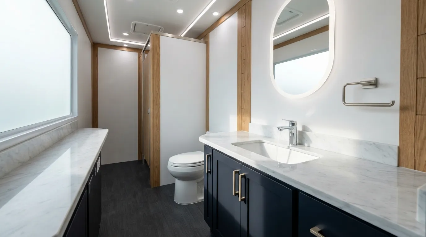 Luxury Restroom Trailer in Hesperia, CA