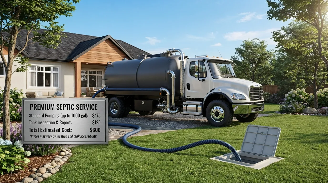 Septic Tank Pumping Cost in Hesperia, CA